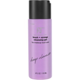 Real Techniques Brush + Sponge Cleansing Gel, Makeup Brush & Makeup Blending Sponge Shampoo, Gently Removes Makeup, Oil, & Other Impurities, Vegan & Cruelty-Free, 4fl. oz./118 ml Bottle