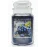 Village Candle Wild Maine Blueberry Large Glass Apothecary Jar Scented Candle, 21.25 oz, Dark Blue