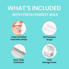 Braces Wax, 50 Premium Orthodontic Strips - Unscented & Flavorless with Color Cases and Storage. 10 Pack, Fresh Knight (Colors) Braces Wax, 50 Premium Orthodontic Strips - Unscented & Flavorless with Color Cases and Storage. 10 Pack, Fresh Knight (Colors)