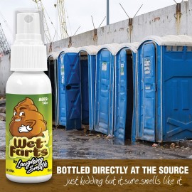 Laughing Smith - Wet Farts - Potent Stink Spray - Extra Strong Stink - Hilarious Gag Gifts & Pranks for Adults or Kids - Prank Stink Stuff - Non Toxic - Smells Like Really \'Bad\' Gas Laughing Smith - Wet Farts - Potent Stink Spray - Extra Strong Stink - Hilarious Gag Gifts & Pranks for Adults or Kids - Prank Stink Stuff - Non Toxic - Smells Like Really \'Bad\' Gas