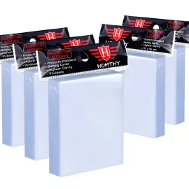 500 Counts Card Sleeves for Trading Cards, Soft Penny Card Sleeves Clear Plastic Card Protectors Fit for Baseball Card, Sports Cards, MTG Game Card Standard Cards