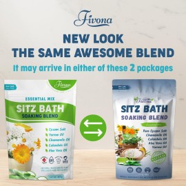 Hemorrhoid Treatment Sitz Bath Salt Natural Soaking Blend - Epsom Salt with Pure Essentials Oils for Fissure, Postpartum Care, Bartholin Cyst Treatment - Essential Mix for Self Care - 1 Pack - 14.1 oz Hemorrhoid Treatment Sitz Bath Salt Natural Soaking Blend - Epsom Salt with Pure Essentials Oils for Fissure, Postpartum Care, Bartholin Cyst Treatment - Essential Mix for Self Care - 1 Pack - 14.1 oz