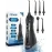 Nicwell Water Dental Flosser Teeth Pick - Cordless Portable 4 Modes Rechargeable Flossers Oral Irrigator IPX7 Waterproof Travel Gum Floss Cleaner Deep Cleaning Flossing Picks for Home Daily Shower