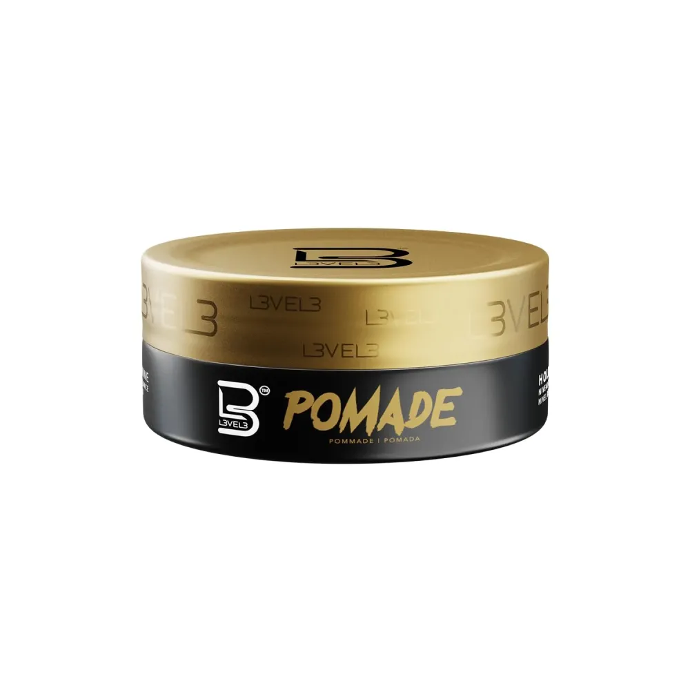 L3 Level 3 Pomade - Improves Hair Strength and Volume Long-Lasting Hold Infused with Keratin (Small Pomade) L3 Level 3 Pomade - Improves Hair Strength and Volume Long-Lasting Hold Infused with Keratin (Small Pomade)