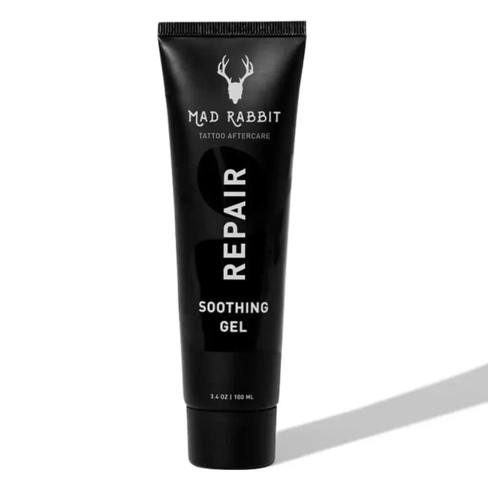 Mad Rabbit Tattoo Aftercare Soothing Gel & Moisturizer As Seen on Shark Tank - Premium Tattoo Supplies for New Tattoo Care, Anti-Itch - Tattoo Care Gel Made with Clean Ingredients Mad Rabbit Tattoo Aftercare Soothing Gel & Moisturizer As Seen on Shark Tank - Premium Tattoo Supplies for New Tattoo Care, Anti-Itch - Tattoo Care Gel Made with Clean Ingredients