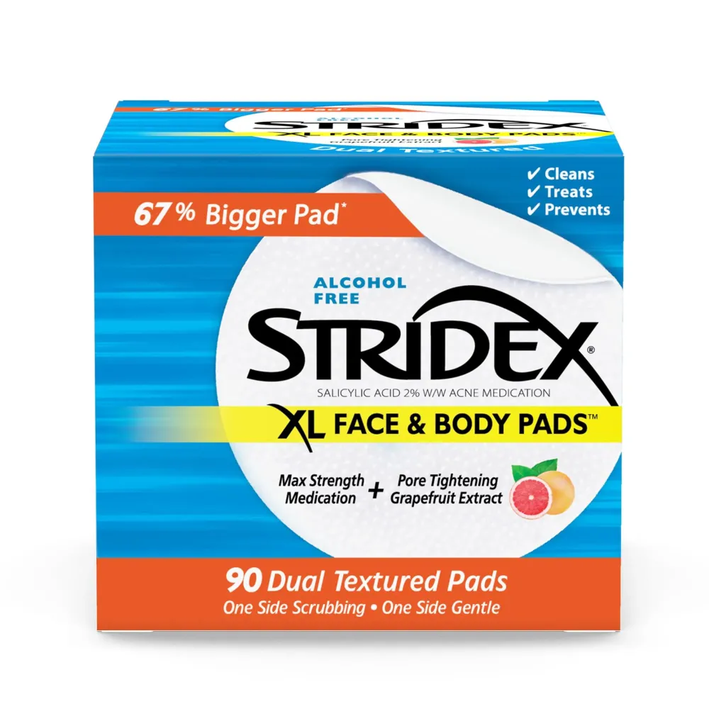 Stridex XL Face Body Pads, 90 Count Stridex XL Face Body Pads, 90 Count