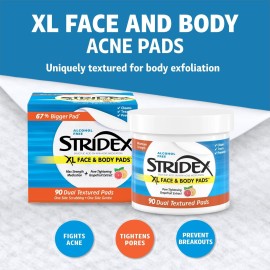 Stridex XL Face Body Pads, 90 Count Stridex XL Face Body Pads, 90 Count