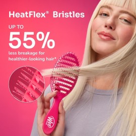 Wet Brush Refresh and Extend Speed Dry Black Detangling Hair Brush -Vented Design and Ultra Soft HeatFlex Bristles Are Blow Dry Safe -Removes Dirt Excess Oils and Impurities-Charcoal Infused Bristles Wet Brush Refresh and Extend Speed Dry Black Detangling Hair Brush -Vented Design and Ultra Soft HeatFlex Bristles Are Blow Dry Safe -Removes Dirt Excess Oils and Impurities-Charcoal Infused Bristles