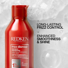 Redken Frizz Dismiss Shampoo | Sulfate Free Shampoo For Frizzy Hair | Gently Cleanses, Smooths, and Adds Shine | Weightless Long-Lasting Frizz Control | Humidity Protection | Anti Frizz Redken Frizz Dismiss Shampoo | Sulfate Free Shampoo For Frizzy Hair | Gently Cleanses, Smooths, and Adds Shine | Weightless Long-Lasting Frizz Control | Humidity Protection | Anti Frizz