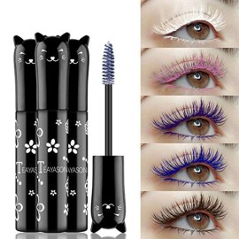 LGSZGDCN Mascara Black eyelash for Liquid Makeup Eyes Extensions Waterproof Hypoallergenic Fast Dry Curling Lengthening Eyelashes Party Stage Use
