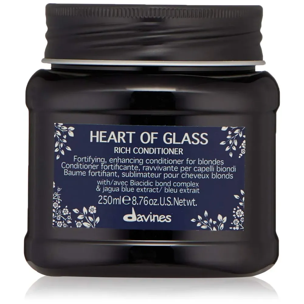 Davines Heart of Glass Rich Conditioner for Blonde Care, 8.76 oz. Davines Heart of Glass Rich Conditioner for Blonde Care, 8.76 oz.