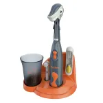 Brusheez Kids Electric Toothbrush Set - Safe & Effective for Ages 3+ - Parent Tested & Approved with Gentle Bristles, 2 Brush Heads, Rinse Cup, 2-Minute Timer, & Storage Base (Shadow The Shark)