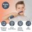 Brusheez Kids Electric Toothbrush Set - Safe & Effective for Ages 3+ - Parent Tested & Approved with Gentle Bristles, 2 Brush Heads, Rinse Cup, 2-Minute Timer, & Storage Base (Shadow The Shark)