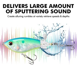 TRUSCEND Top Water Fishing Lures with BKK Hooks, Whopper for Freshwater or Saltwater, Floating Lure Bass Catfish Pike, Wobble Surface Bait Teasers Gifts Men TRUSCEND Top Water Fishing Lures with BKK Hooks, Whopper for Freshwater or Saltwater, Floating Lure Bass Catfish Pike, Wobble Surface Bait Teasers Gifts Men