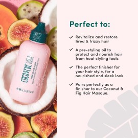 Coco & Eve Miracle Hair Elixir. Coconut Oil with Hyaluronic Acid Leave in Conditioner.Treatment for Dry Damaged Hair | Frizz control. Protects from Heat Styling Coco & Eve Miracle Hair Elixir. Coconut Oil with Hyaluronic Acid Leave in Conditioner.Treatment for Dry Damaged Hair | Frizz control. Protects from Heat Styling