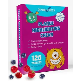 Lingito Plaque/Dental Disclosing Tablets, A Teeth Coloring Tablets Plaque Finder Solution to Effectively Remove Plaque and Tartar Buildup, Improves Oral Care (4 Month Supply - 120 Pack)
