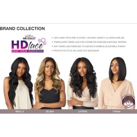 Sensationnel What Lace 13X6 Wigs - Zelena Lacefrontal Hand Tied Glueless Synthetic With Natural Density Preplucked Hairline (FLAMBOYAGESAND)