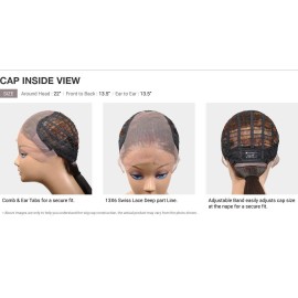 Sensationnel What Lace 13X6 Wigs - Zelena Lacefrontal Hand Tied Glueless Synthetic With Natural Density Preplucked Hairline (FLAMBOYAGESAND)