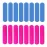 Transun Moo Mini Nail Files Bulk, 100 Pack 2 Inches Disposable Double Sided Emery Boards Manicure Pedicure Tools(1002)
