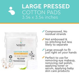 Cotton Rounds & Pads (150 Count (Pack of 1), Large & Pressed) Cotton Rounds & Pads (150 Count (Pack of 1), Large & Pressed)