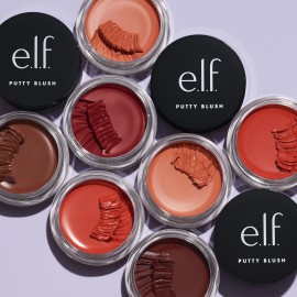e.l.f. Putty Blush, Creamy & High-Pigment Formula For A Natural Glow, Delivers A Semi-Matte & Powder Finish, Vegan & Cruelty-Free, Bora Bora e.l.f. Putty Blush, Creamy & High-Pigment Formula For A Natural Glow, Delivers A Semi-Matte & Powder Finish, Vegan & Cruelty-Free, Bora Bora