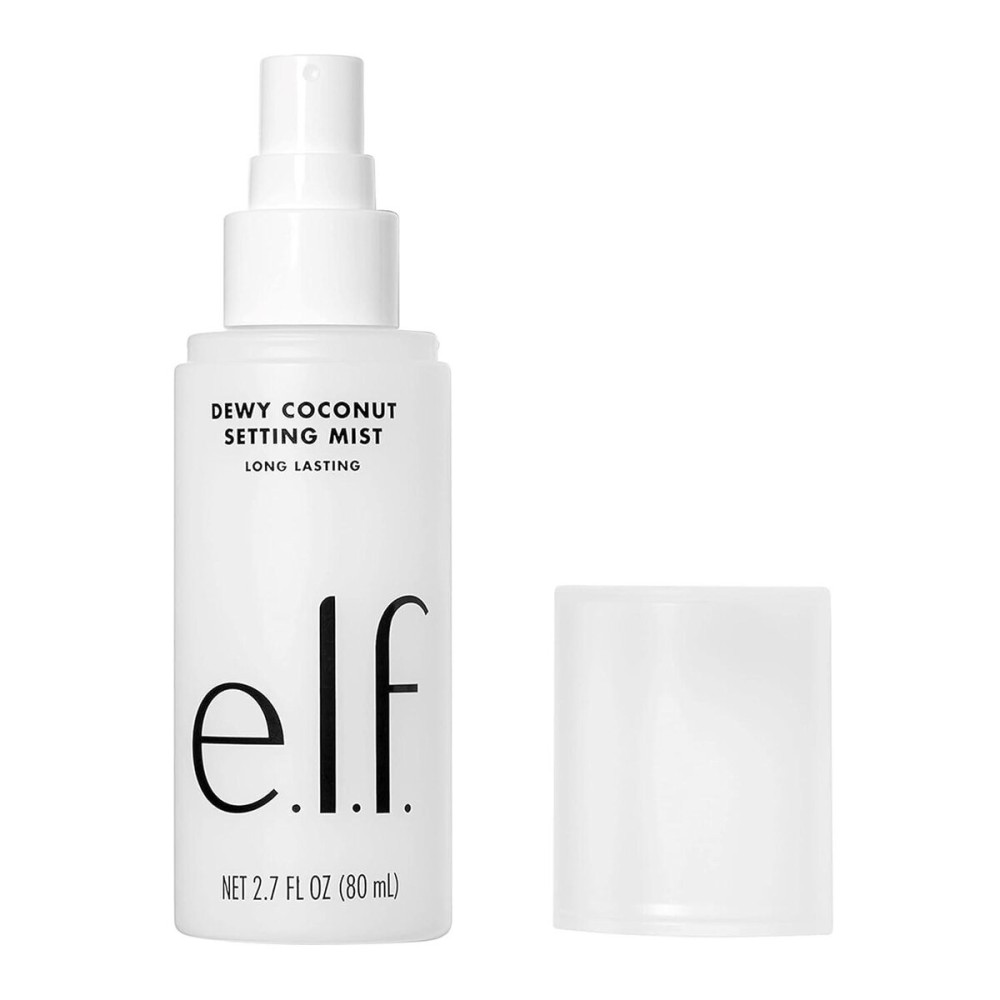 e.l.f. Dewy Coconut Setting Mist, Makeup Setting Spray For Hydrating & Conditioning Skin, Infused With Green Tea, Vegan & Cruelty-Free, 2.7 Fl Oz e.l.f. Dewy Coconut Setting Mist, Makeup Setting Spray For Hydrating & Conditioning Skin, Infused With Green Tea, Vegan & Cruelty-Free, 2.7 Fl Oz