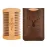 Menesia Wooden Comb with Durable Case - Fine & Coarse Teeth, Pocket Comb for Beards, Mustaches & Hair, Brown Deer Design