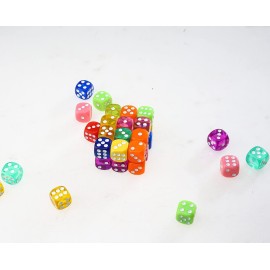 120 Pieces 6 Sided Dice Set Translucent & Solid Games Dice Set, Colored Dice with Free a Black Velvet Pouches for Playing Games, Like Board Games, Dice Games, Math Games, Party Favors and More (16 mm) 120 Pieces 6 Sided Dice Set Translucent & Solid Games Dice Set, Colored Dice with Free a Black Velvet Pouches for Playing Games, Like Board Games, Dice Games, Math Games, Party Favors and More (16 mm)