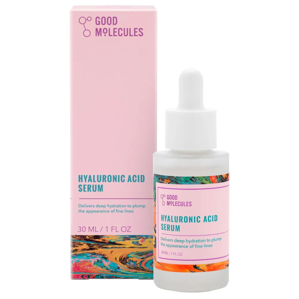 Good Molecules Hyaluronic Acid Serum - Hydrating, Non-greasy formula to Moisturize, Plump - 1% HA, Anti-aging, Water-Based Skincare for Face Good Molecules Hyaluronic Acid Serum - Hydrating, Non-greasy formula to Moisturize, Plump - 1% HA, Anti-aging, Water-Based Skincare for Face