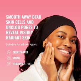 Good Molecules Overnight Exfoliating Treatment - Face Exfoliator with AHA & BHA Lightweight Formula - Pore Minimizer, Facial Skin Care with Glycolic & Salicylic Acid