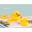 Bath Duck Toys 5 Pcs Rubber Duck Family Squeak Ducks Baby Shower Toy for Toddlers Boys Girls (Yellow Duck Family)