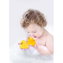 Bath Duck Toys 5 Pcs Rubber Duck Family Squeak Ducks Baby Shower Toy for Toddlers Boys Girls (Yellow Duck Family) Bath Duck Toys 5 Pcs Rubber Duck Family Squeak Ducks Baby Shower Toy for Toddlers Boys Girls (Yellow Duck Family)