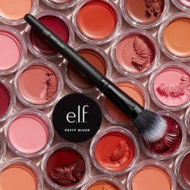 e.l.f. Putty Blush Brush, Vegan Makeup Tool, Flawlessly Applies Putty & Cream Formulas, Creates Airbrushed Effect 1 Count (Pack of 1)