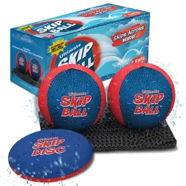 Ultimate Skip Ball (Red/Blue) Fun Beach Toys & Water Games for Boys, Teens & Gifts for Men Who Have Everything - Cool Summer Birthday Presents for Family, Son, Grandson, Nephew, Brother, Best Friend Ultimate Skip Ball (Red/Blue) Fun Beach Toys & Water Games for Boys, Teens & Gifts for Men Who Have Everything - Cool Summer Birthday Presents for Family, Son, Grandson, Nephew, Brother, Best Friend