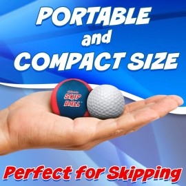 Ultimate Skip Ball (Red/Blue) Fun Beach Toys & Water Games for Boys, Teens & Gifts for Men Who Have Everything - Cool Summer Birthday Presents for Family, Son, Grandson, Nephew, Brother, Best Friend