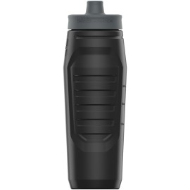 Under Armour Squeeze Water Bottles, 32 oz Water Bottles, Sideline Sports Water Bottle with Quick-Shot Lid, Quick & Easy Hydration, Gym Water Bottles, Squeeze Bottle, 1 32oz Bottle