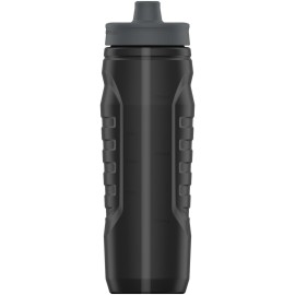 Under Armour Squeeze Water Bottles, 32 oz Water Bottles, Sideline Sports Water Bottle with Quick-Shot Lid, Quick & Easy Hydration, Gym Water Bottles, Squeeze Bottle, 1 32oz Bottle