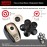 FOXSONIC Universal 6 Blade Replacement Heads for Mainstream Shaver Brands, Bald Shaver Replacement Heads with Blade Cover (Black)