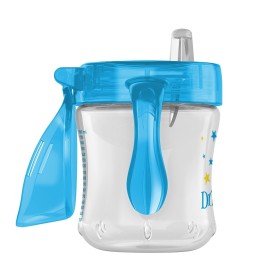Dr. Brown\'s Transition Sippy Cup with Soft Spout - Blue - 6oz - 6m+