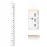SUJAYU Growth Chart for Kids, Canvas Height Chart Ruler Removable Wood Hanging Wall Ruler Measurement Chart for Home Decoration (White)