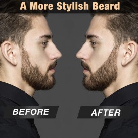 Beard Pencil Filler for man Water Proof Beard pen and beard brush Long Lasting Coverage Natural Finish, Male Mustache Repair Shape, Effective Enhance Facial Hair BLACK Beard Pencil Filler for man Water Proof Beard pen and beard brush Long Lasting Coverage Natural Finish, Male Mustache Repair Shape, Effective Enhance Facial Hair BLACK