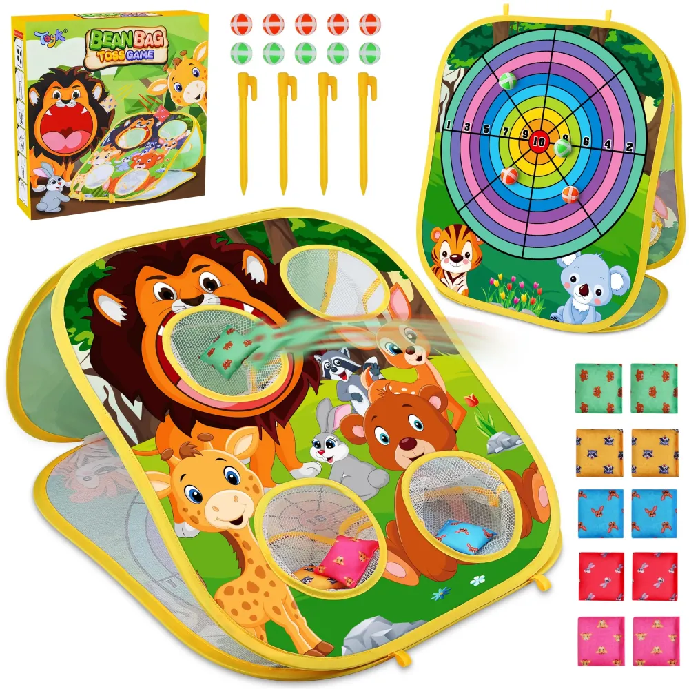 Animal Bean Bag Toss Game Toy Outdoor Toss Game, Family Party Party Supplies for Kids, Gift for Boys Birthday or Christmas for Toddlers Ages 3 4 5 6 Year Old Animal Bean Bag Toss Game Toy Outdoor Toss Game, Family Party Party Supplies for Kids, Gift for Boys Birthday or Christmas for Toddlers Ages 3 4 5 6 Year Old