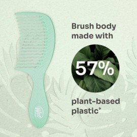 Wet Brush Go Green Tea Tree Oil Infused Treatment Comb - Wide Tooth Hair Detangler with WaveTooth Design that Gently and Glides Through Tangles - No Split Ends and No Damage Wet Brush Go Green Tea Tree Oil Infused Treatment Comb - Wide Tooth Hair Detangler with WaveTooth Design that Gently and Glides Through Tangles - No Split Ends and No Damage