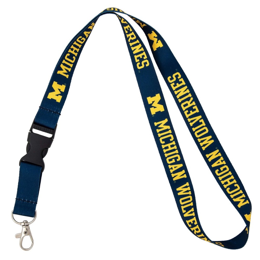 Desert Cactus University of Michigan Lanyard Wolverines UM U of M Go Blue Hail Car Keys ID Badge Holder Lanyard Keychain Detachable Breakaway Snap Buckle (Blue) Desert Cactus University of Michigan Lanyard Wolverines UM U of M Go Blue Hail Car Keys ID Badge Holder Lanyard Keychain Detachable Breakaway Snap Buckle (Blue)