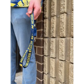 Desert Cactus University of Michigan Lanyard Wolverines UM U of M Go Blue Hail Car Keys ID Badge Holder Lanyard Keychain Detachable Breakaway Snap Buckle (Blue) Desert Cactus University of Michigan Lanyard Wolverines UM U of M Go Blue Hail Car Keys ID Badge Holder Lanyard Keychain Detachable Breakaway Snap Buckle (Blue)