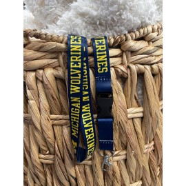Desert Cactus University of Michigan Lanyard Wolverines UM U of M Go Blue Hail Car Keys ID Badge Holder Lanyard Keychain Detachable Breakaway Snap Buckle (Blue) Desert Cactus University of Michigan Lanyard Wolverines UM U of M Go Blue Hail Car Keys ID Badge Holder Lanyard Keychain Detachable Breakaway Snap Buckle (Blue)