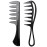 L3 Styling Comb Set - Professional Salon Look - Lightweight and Ergonomic - Comfortable and Glides Easily - Level Three - 2pc