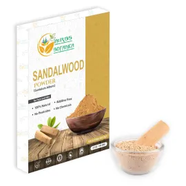 Herbs Botanica Chandan Sandalwood Powder, 100 gm / 3.52 oz, Face Pack & Mask, Tilak, Auspicious Occasions, Natural Cleansing & Soothing Powder for Wrinkles