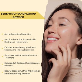 Herbs Botanica Chandan Sandalwood Powder, 100 gm / 3.52 oz, Face Pack & Mask, Tilak, Auspicious Occasions, Natural Cleansing & Soothing Powder for Wrinkles Herbs Botanica Chandan Sandalwood Powder, 100 gm / 3.52 oz, Face Pack & Mask, Tilak, Auspicious Occasions, Natural Cleansing & Soothing Powder for Wrinkles