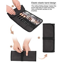 OCHEAL Makeup Brush Holder,Makeup Brush Organizer,Travel Makeup Brushes Bag Cosmetic Bags Pouch for Women Cosmetic Brushes Makeup Artist -Brushes Not included OCHEAL Makeup Brush Holder,Makeup Brush Organizer,Travel Makeup Brushes Bag Cosmetic Bags Pouch for Women Cosmetic Brushes Makeup Artist -Brushes Not included